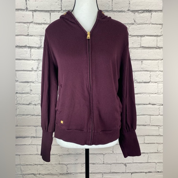 Lauren Ralph Lauren Purple Hoodie Sweatshirt size Large - Picture 2 of 12